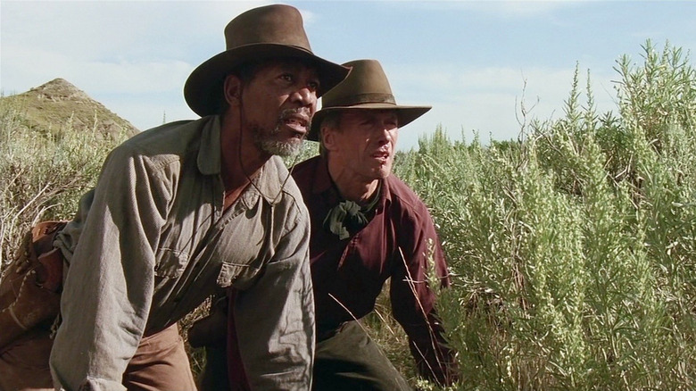 Will and Ned hiding in Unforgiven