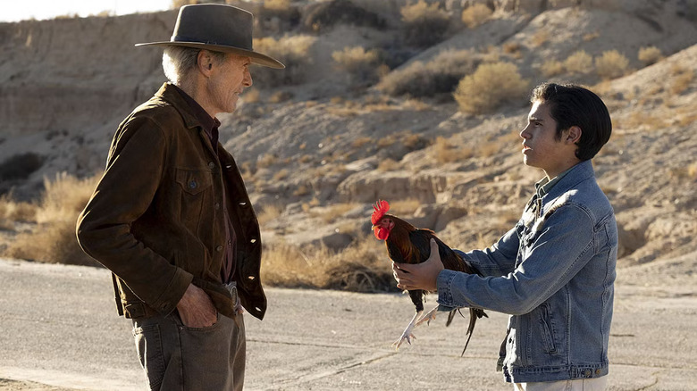 Clint Eastwood and Eduardo Minett in Cry Macho