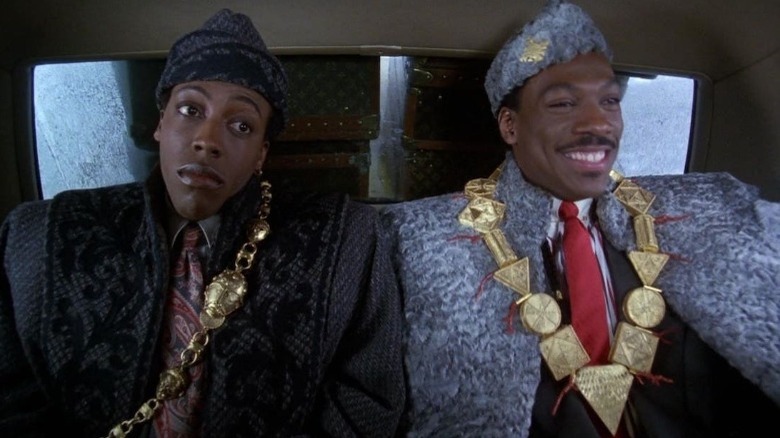 Arsenio Hall and Eddie Murphy in Coming to America