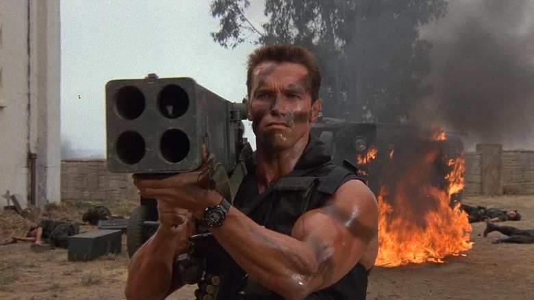 Schwarzenegger Commando rocket launcher