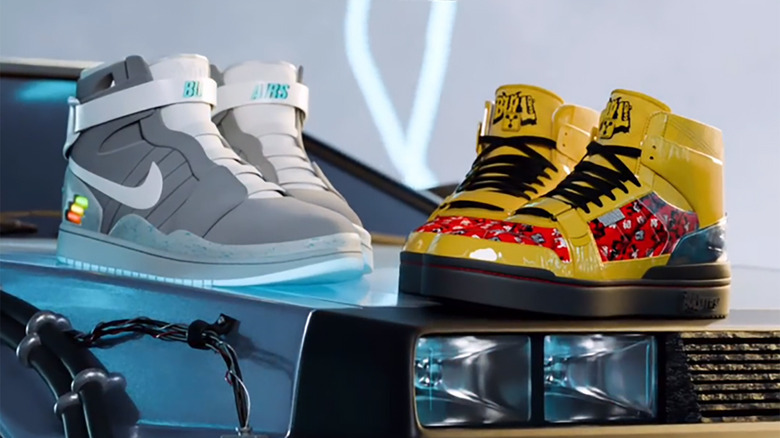 Cool Stuff Bull Airs Unveils Unofficial Back To The Future Part II Themed Shoes Clothing