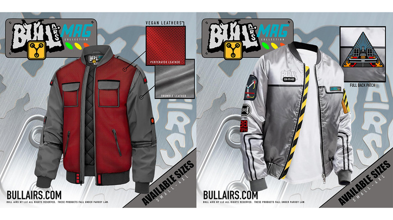 Bull Airs Roupas não oficiais de De Volta para o Futuro Parte II