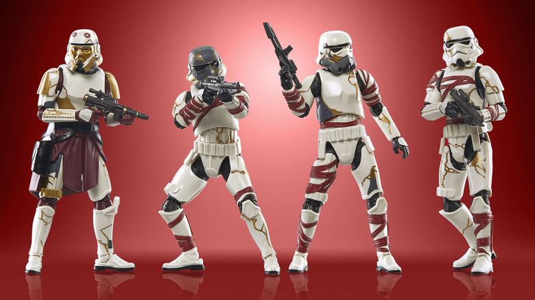 Figuras de ação da coleção vintage do Capitão Enoch da Hasbro e Thrawn's Night Troopers