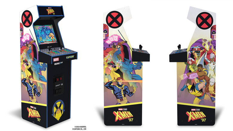 Máquina de arcade de luxo Marvel vs. Capcom 2 X-Men '97 Art Edition da Arcade1Up