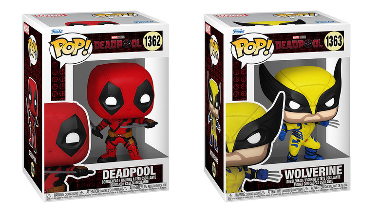 Deadpool and Wolverine Funko POPs