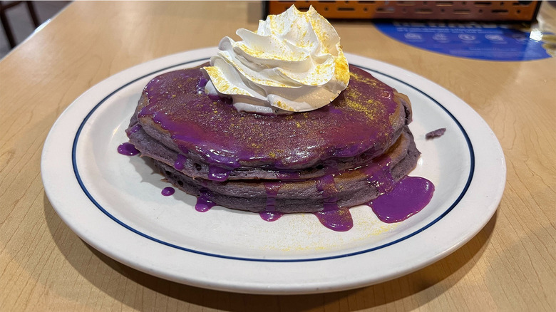 Wonka Menu Purple Pancakes