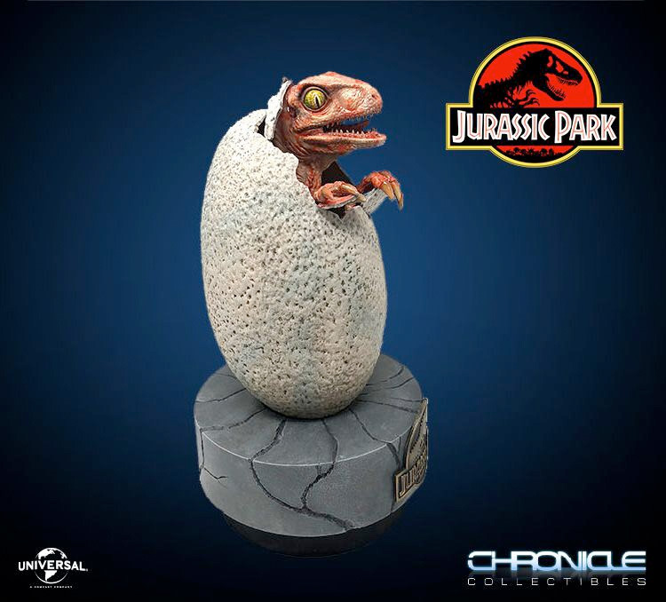 Jurassic Park Hatching Raptor Egg