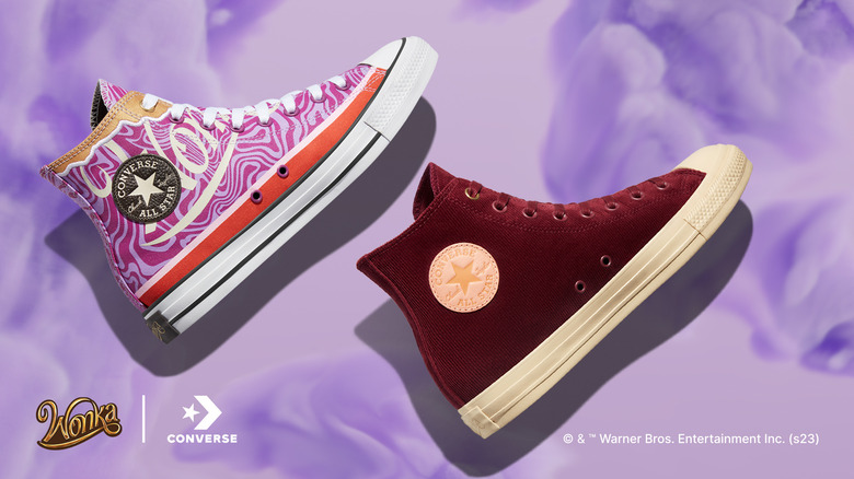 Wonka Converse Sneakers