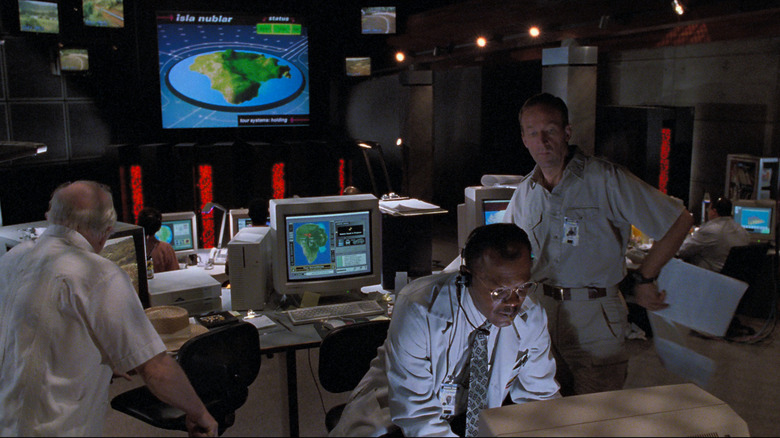 Jurassic Park operations room 