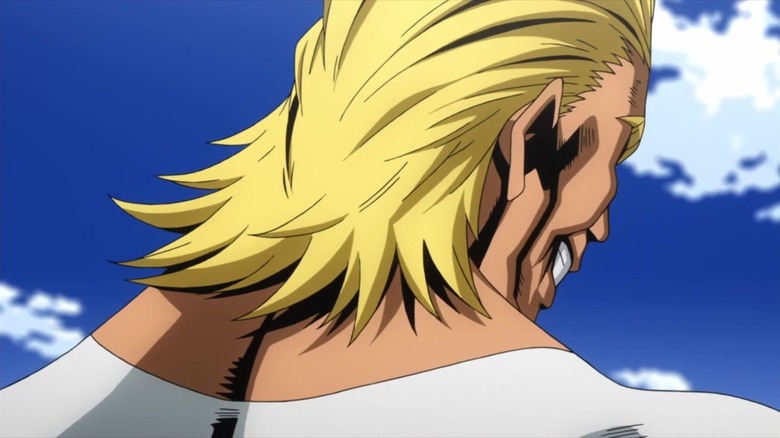 my hero academia all might smiles