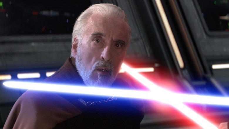 Christopher Lee as Count Dooku 