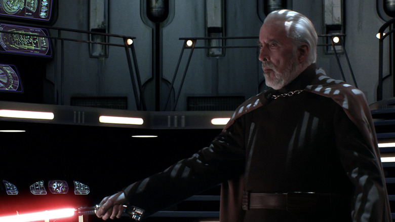 Christopher Lee as Count Dooku 