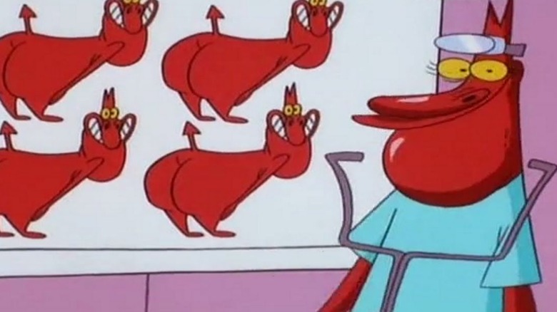 Cow and Chicken devil butt