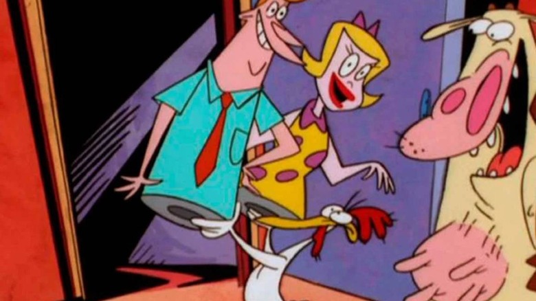 Cow and Chicken top half of parents