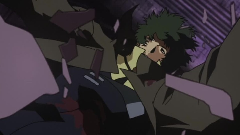 Cowboy Bebop Spike falls down