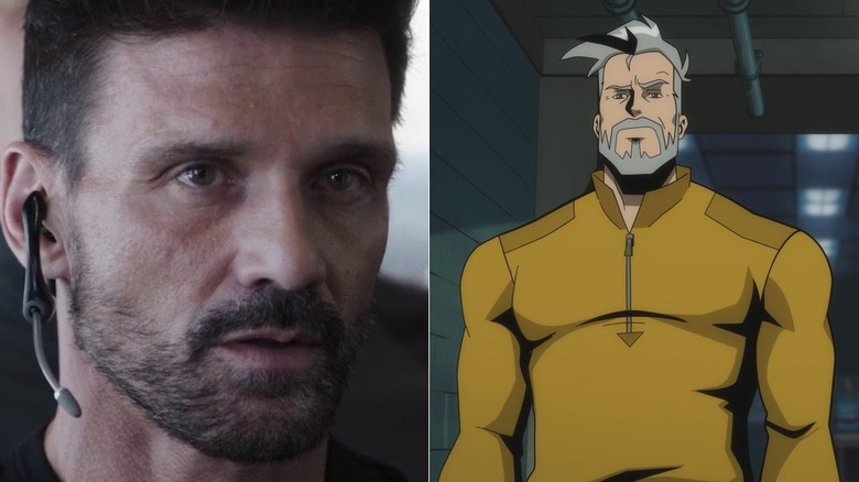 Frank Grillo as Crossbones in the MCU and Rick Flag Sr. in the DCU