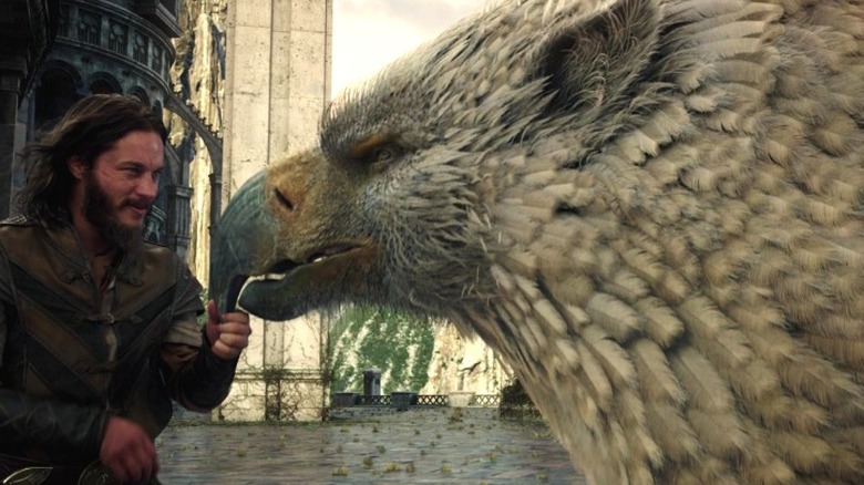 Anduin Lothar and a giant eagle