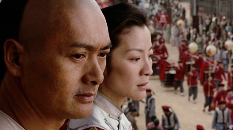 Chow Yun-fat and Michelle Yeoh in Crouching Tiger, Hidden Dragon