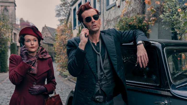 Miranda Richardson, David Tennant, Good Omens