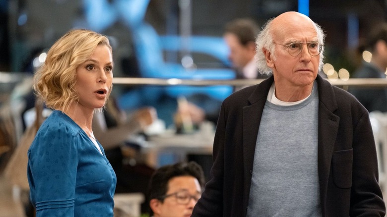 Larry David and Julie Bowen in Curb Your Enthusiasm