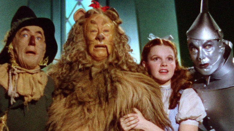 The Wizard of Oz, Scarecrow, The Cowardly Lion, Dorothy, The Tin Man