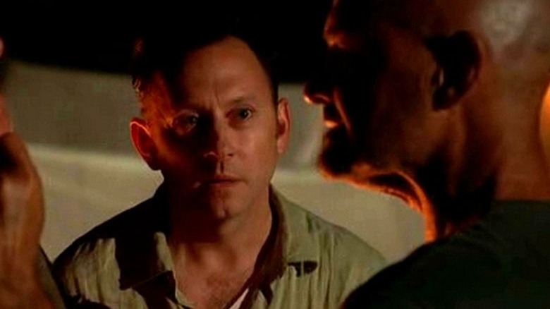 Michael Emerson and Terry O'Quinn in Lost