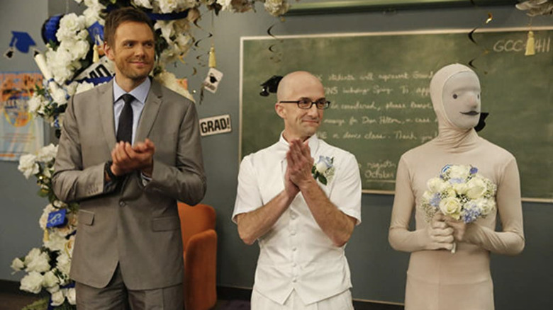 Joel McHale and Jim Rash in Community