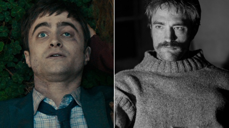 Daniel Radcliffe in Swiss Army Man and Robert Pattinson in The Lighthouse