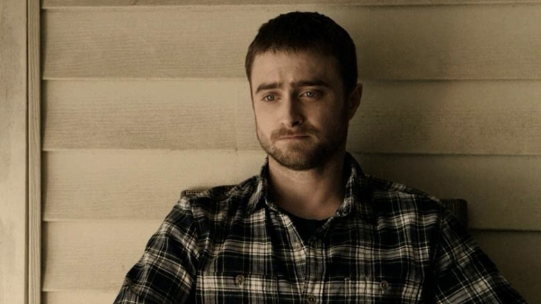 Daniel Radcliffe looking discouraged