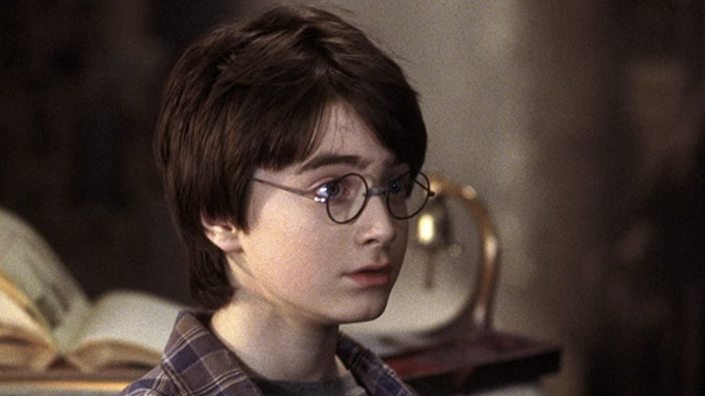 Young Daniel Radcliffe as Harry Potter