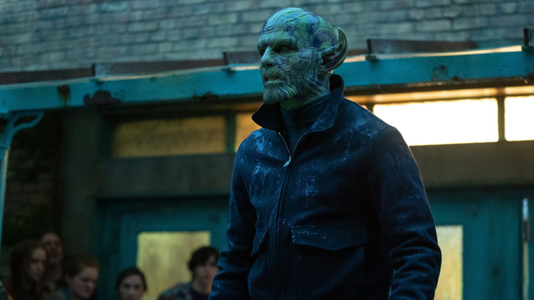 Kingsley Ben-Adir as Skrull rebel leader Gravik in an episode of Secret Invasion