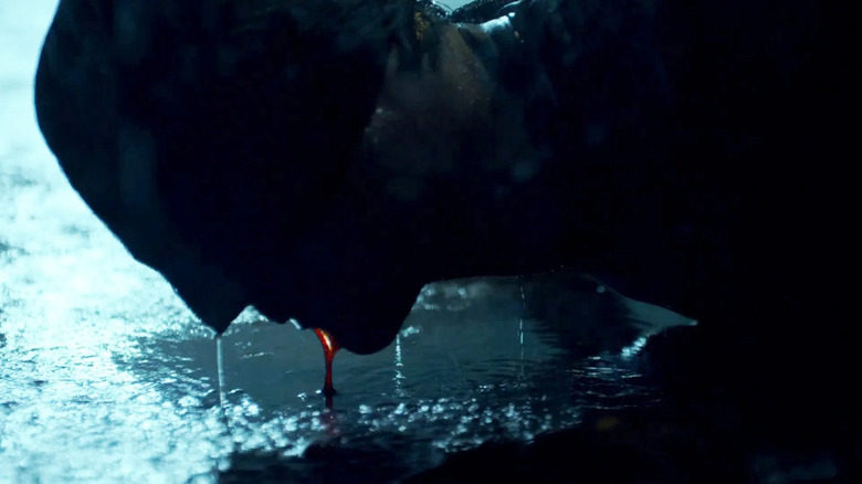 Daredevil bleeding in the rain Charlie Cox