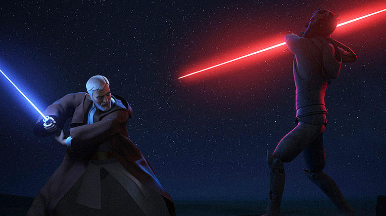Obi-Wan fights Maul