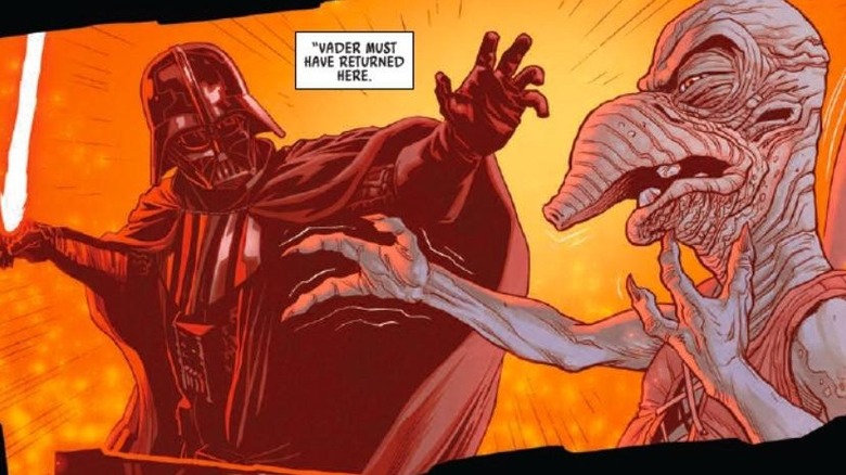 Vader Force chokes Watto before killing him in Legacy of Vader