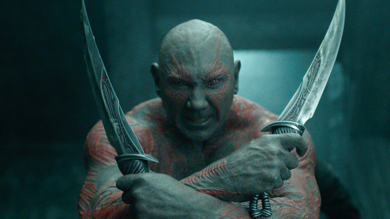 Dave Bautista as Drax the Destroyer in Guardians of the Galaxy