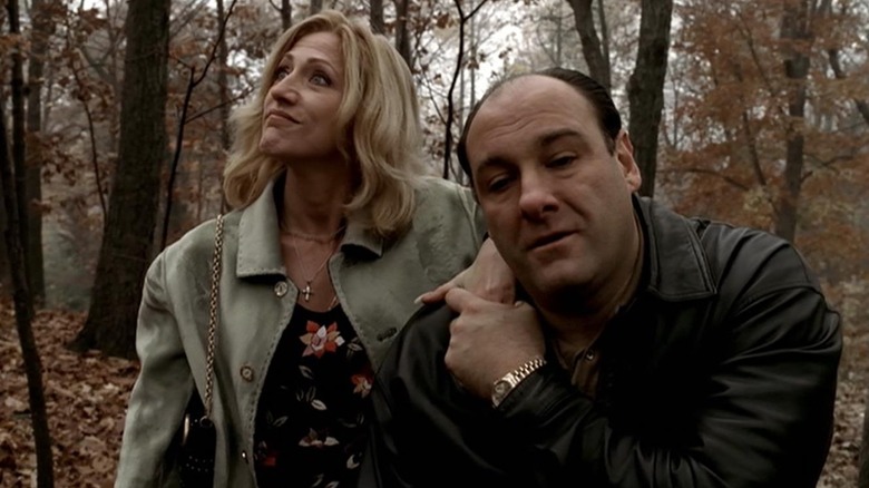 Edie Falco, James Gandolfini, The Sopranos