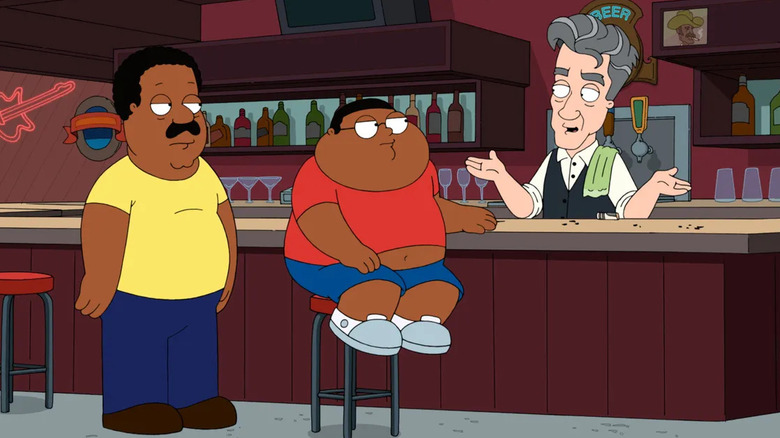 Cleveland, Cleveland Jr., and Gus on The Cleveland Show