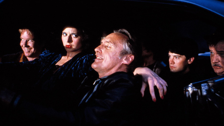 Frank and his crew with Dorothy and Jeffrey in Blue Velvet