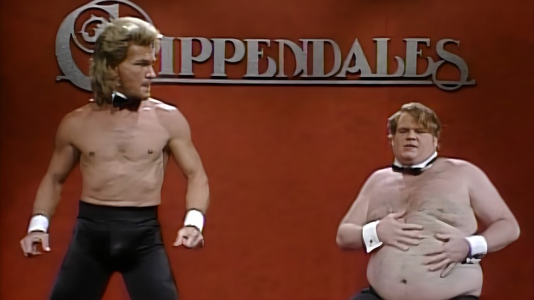 Patrick Swayze Chris Farley Saturday Night Live