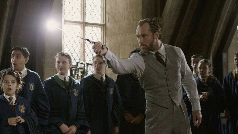 Jude Law as Albus Dumbledore in Fantastic Beasts