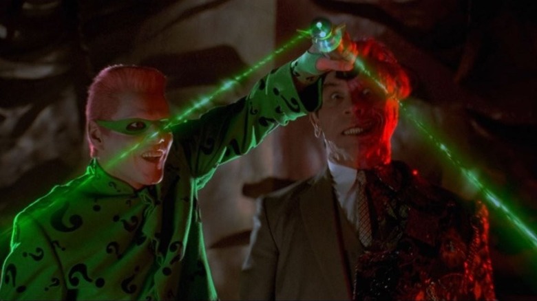 Batman Forever Riddler zaps Two-Face