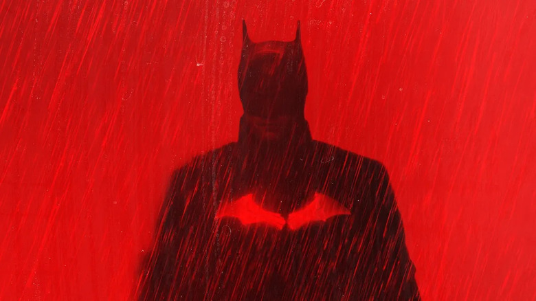 The Batman red rain poster