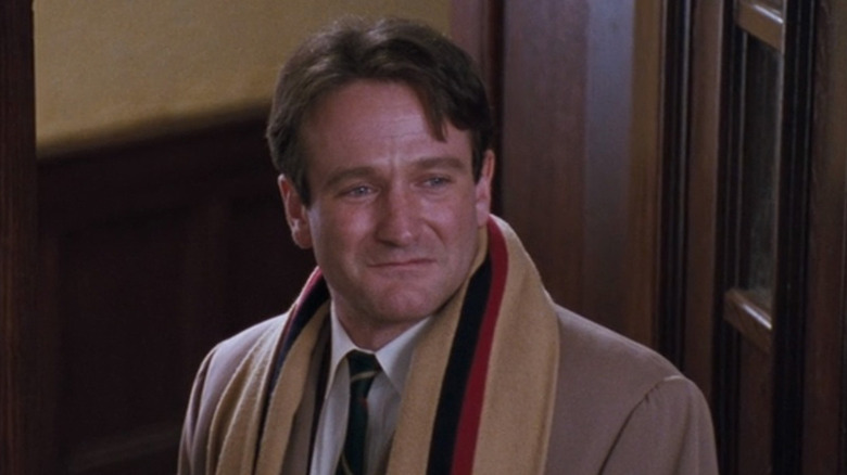 Robin Williams as John Keating in Dead Poets Society