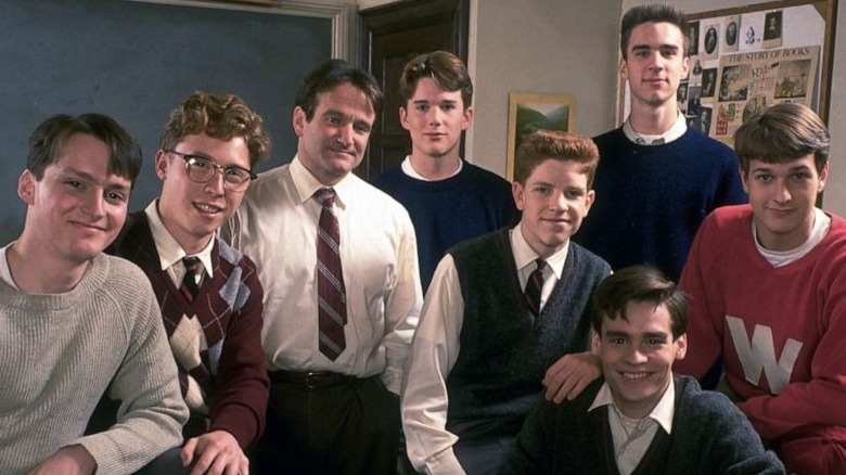 The cast of Dead Poets Society.