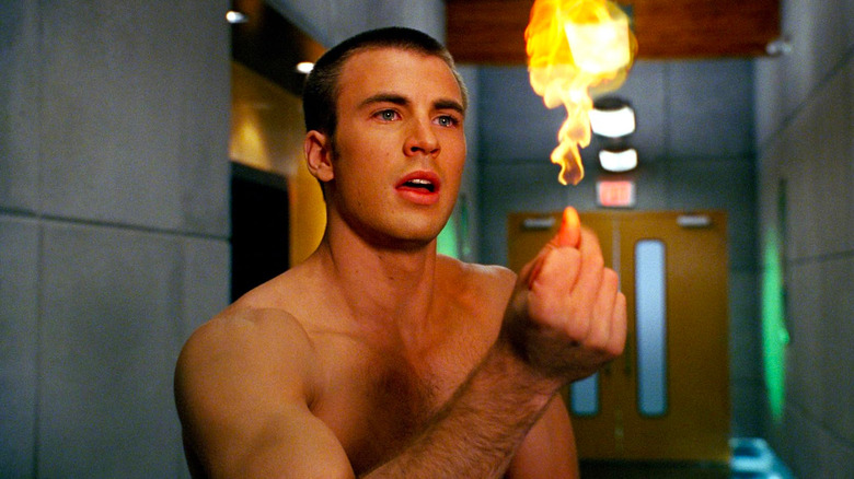 Chris Evans as Johnny Storm/The Human Torch in Fantastic Four