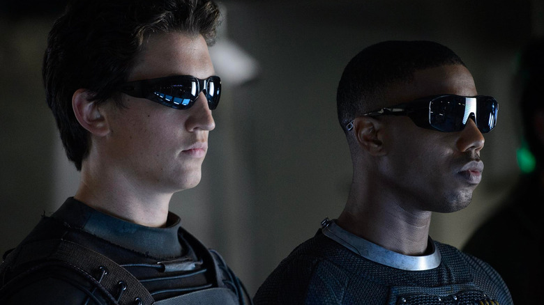 Miles Teller and Michael B. Jordan in Fantastic Four