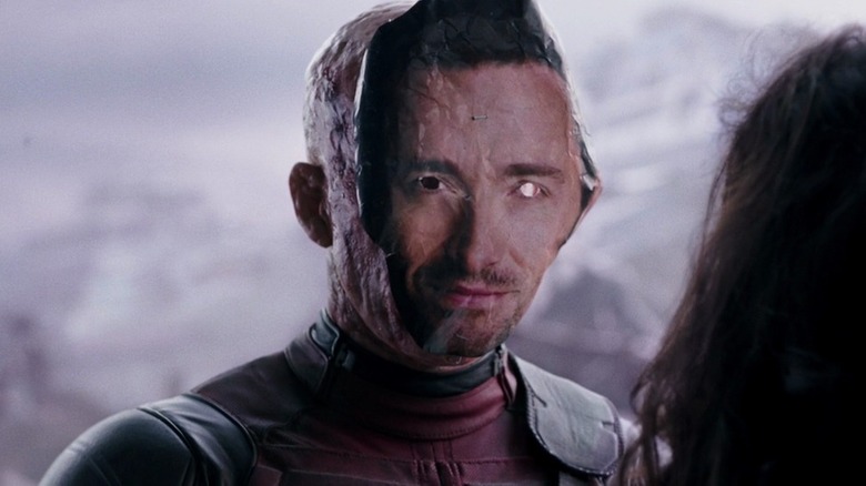 Deadpool 2016 ending Hugh Jackman face 