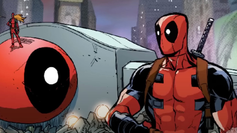 Deadpool with the Deadpool Corps in Marvel Comics