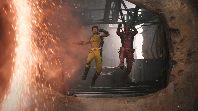 Deadpool & Wolverine portal jump