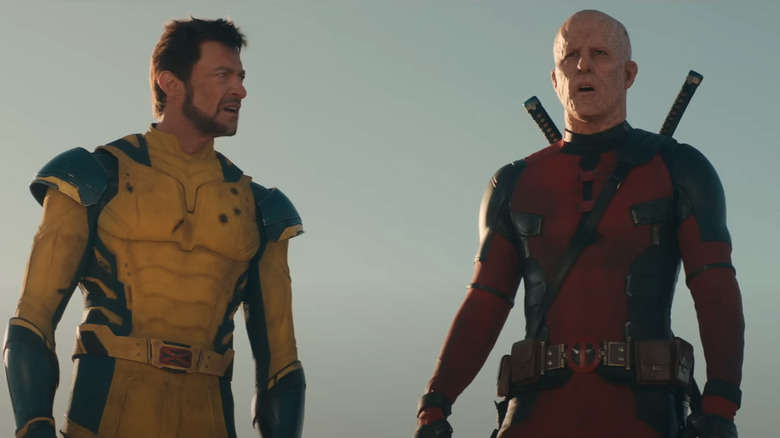 Deadpool & Wolverine logan wade staring